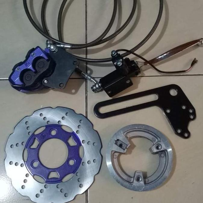 // Kit Rem Cakram Bldc Motor Listrik Komplit Ukuran Roda 10" - 17" //