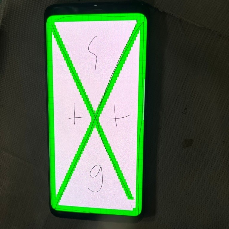 LCD + fream Copotan S9+ copotan No minus