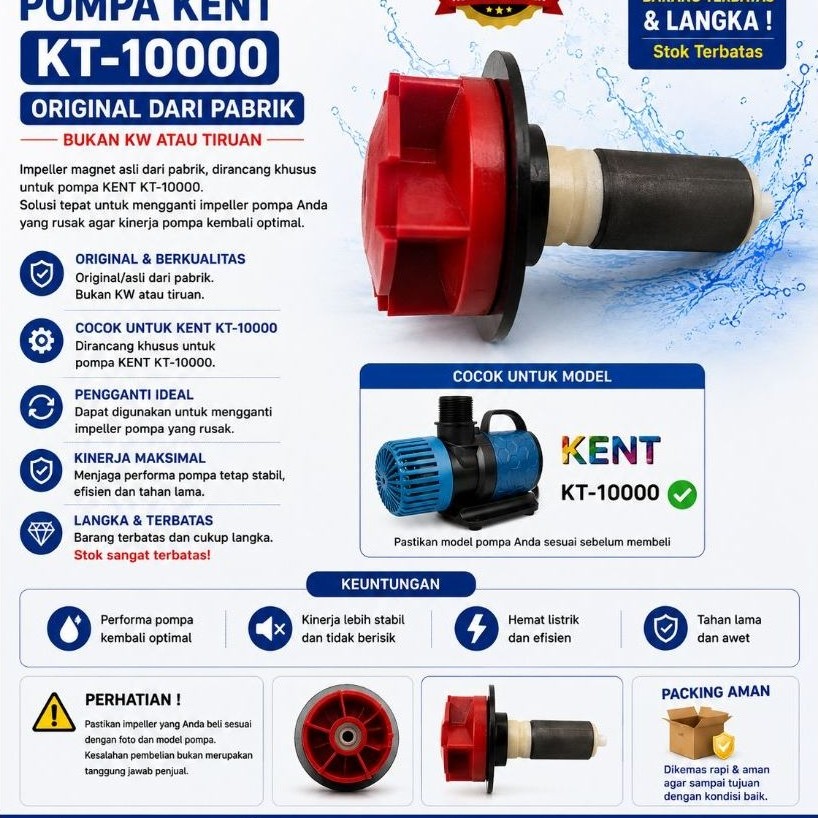 Impeller magnet pompa Kent KT 10000 original