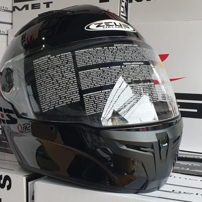 ZEUS ZS813 BLACK HELM FULLFACE