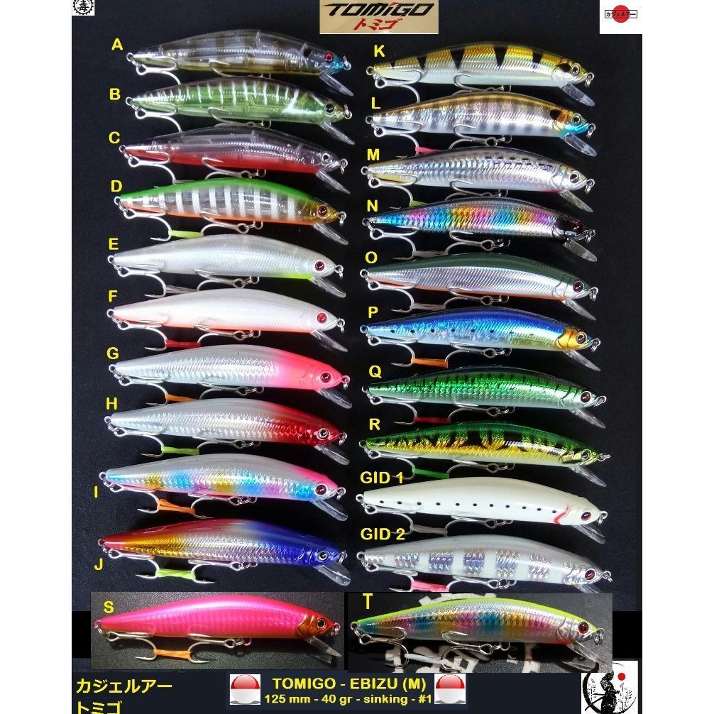 Tomigo - Ebizu Minnow 125mm Sinking 40gr