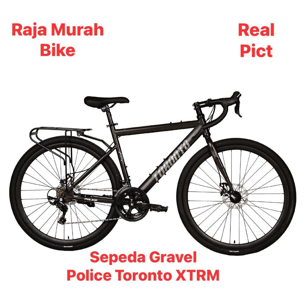 Sepeda gravel police toronto xtrm gravel toronto 700c sepeda balap RB police Toronto EFG Hybrid Grav