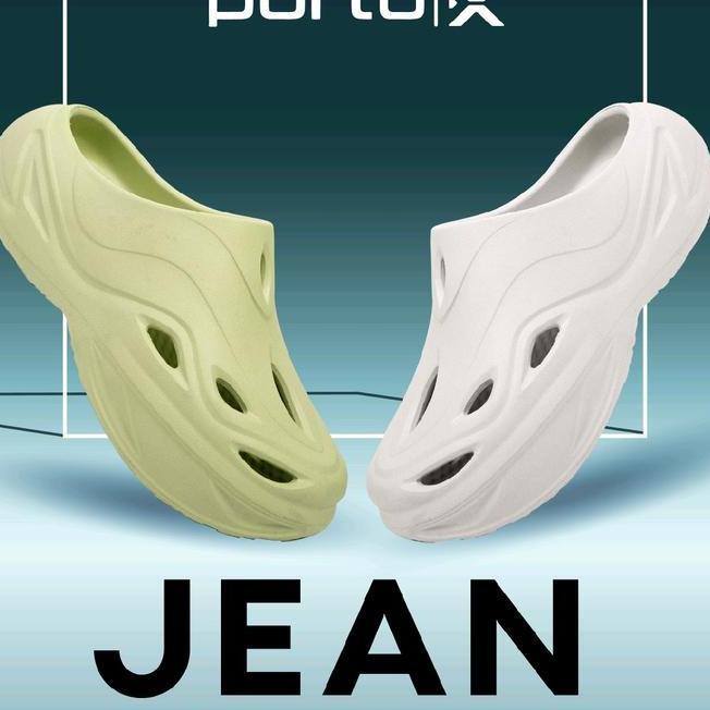 Slippers Portox Jean Unisex Sandal Clogs Empuk