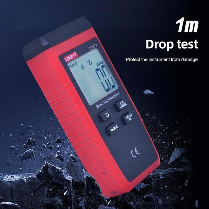 UNI-T UT373 TACHOMETER DIGITAL NON CONTACT MINI PENGUKUR KECEPATAN RPM AND REVOLUTION COUNT MESIN MO
