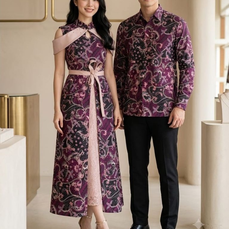 Ungu Batik Couple