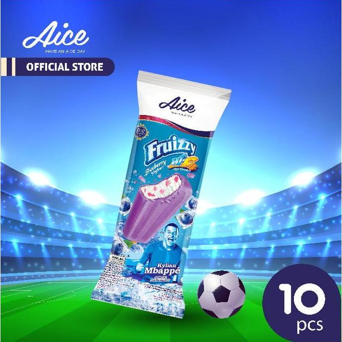 Cakeandcake- Aice Ice Cream Fruizzy Blueberry Yoghurt 70Ml Isi 10Pcs Es Krim