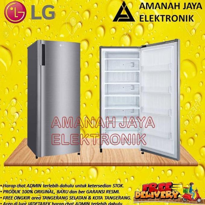 Allthebest- PROMO LG GN-IN304SL FREEZER 6 RAK | FREEZER LG | GNIN304SL | SILVER