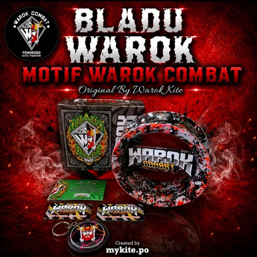 BLADU WAROK MOTIF WAROK COMBAT ORIGINAL BY WAROK KITE