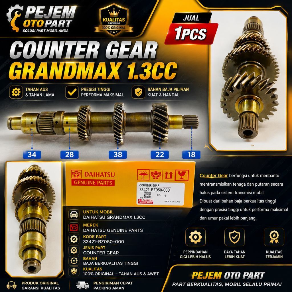 COUNTER GEAR GRANDMAX 1.3CC ORIGINAL JUAL 1PCS