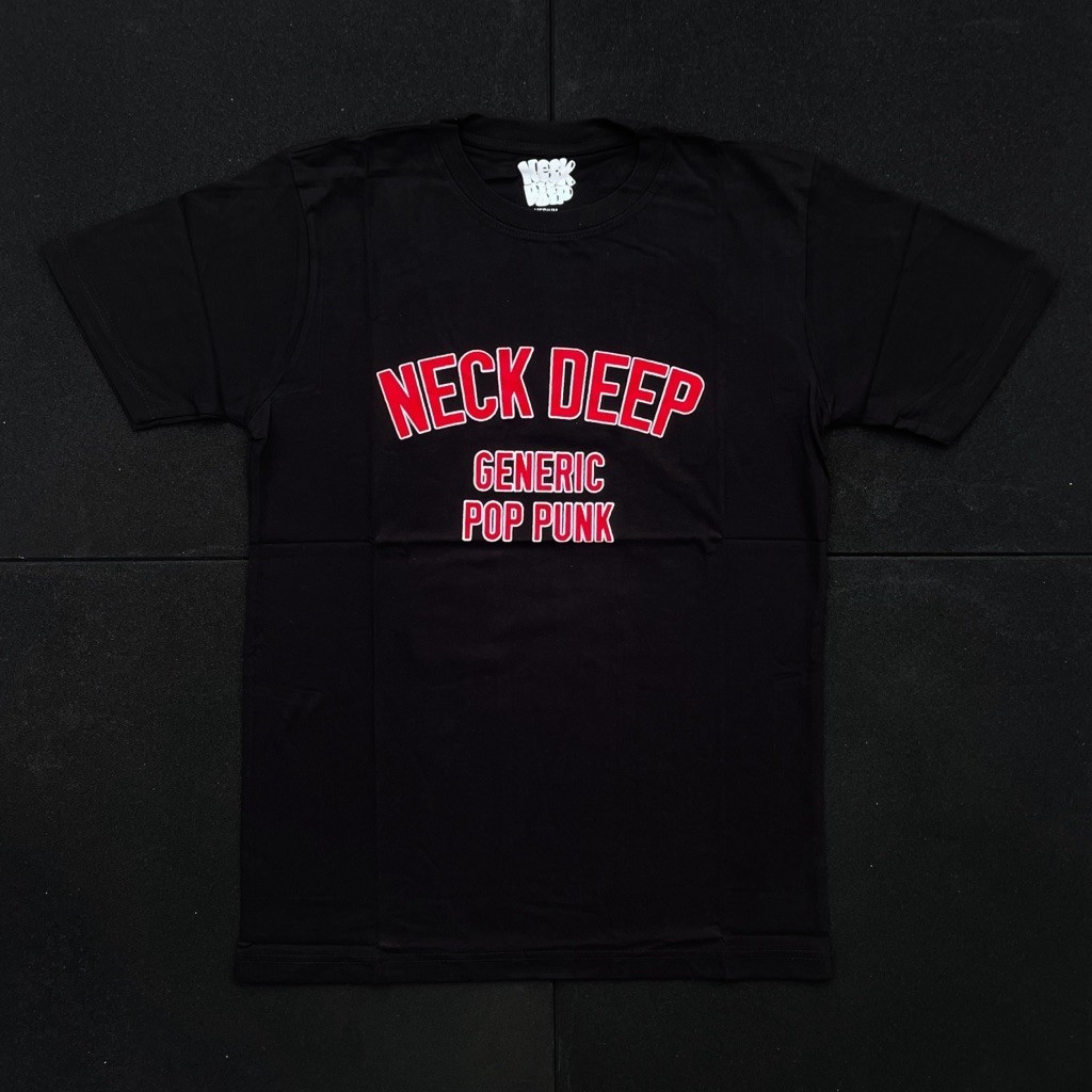 Tshirt Band Pria Wanita Neck Deep - Jakarta Show Original Official