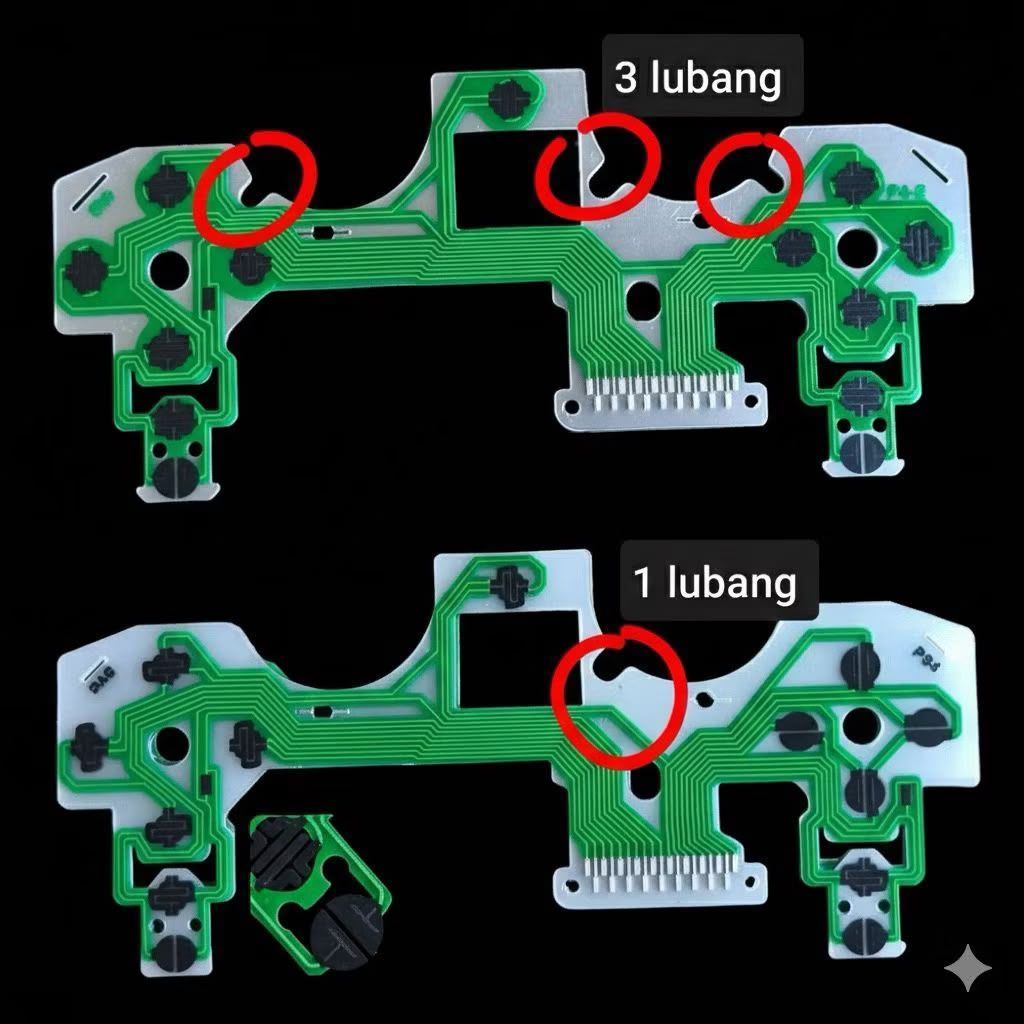 Pcb stick ps4 original pabrik L2 R2 bulat pisah