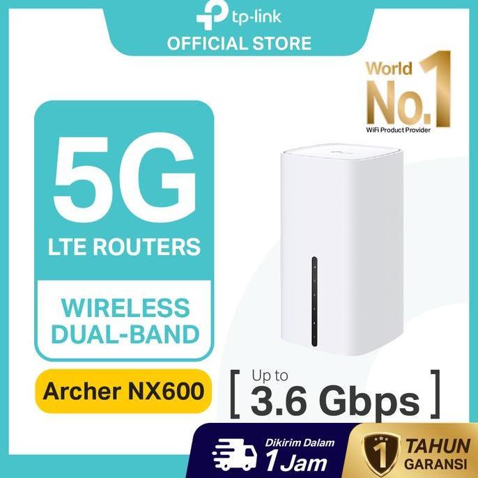 TP-Link | Archer NX600 | Router Wifi 5G | Modem Wifi 5G All Operator | Wifi 6 AX3600 Dual Band | 2.5