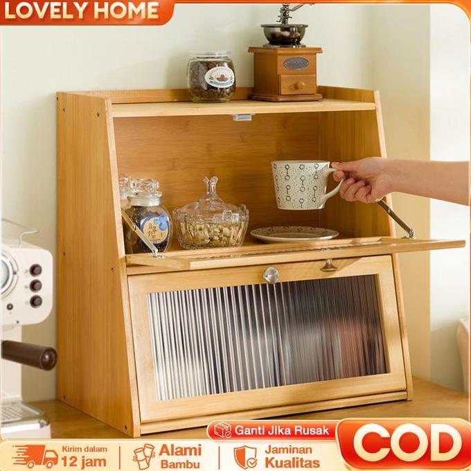 Bestseller- LOVE Rak Bumbu Dapur Rak Kopi Rak Meja Rak Cangkir Lemari Serbaguna Rak Dapur Serbagu Ka