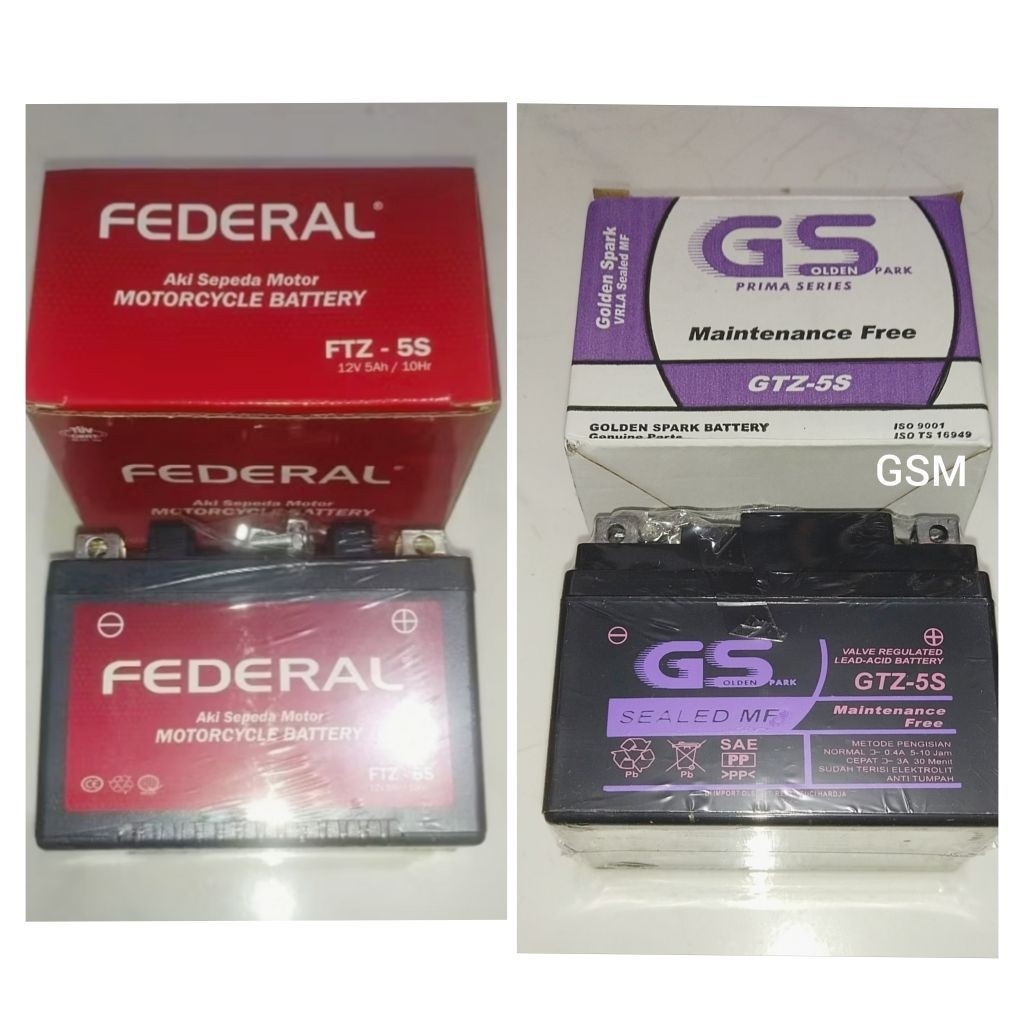 Aki Kering FTZ-5S/GS-5S( 12Volt )