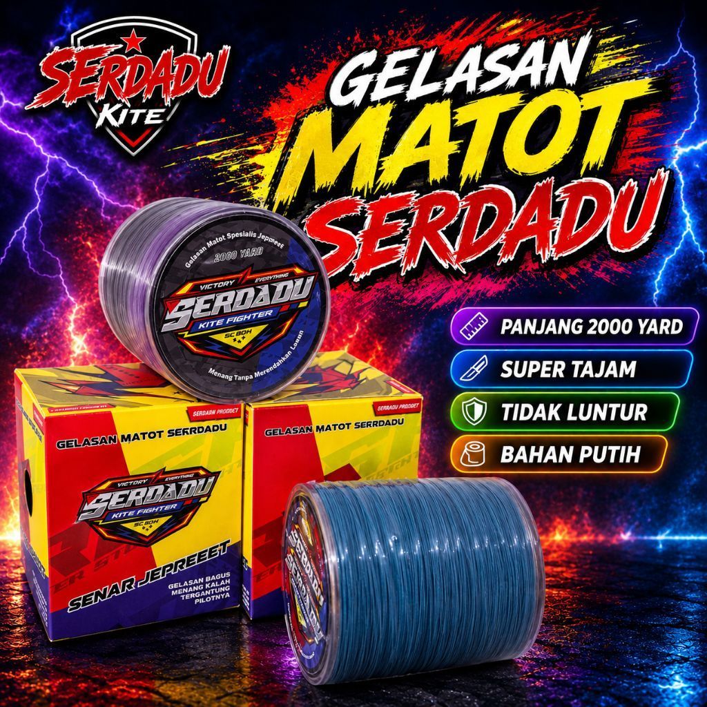 gelasan matot by SERDADU klos bening