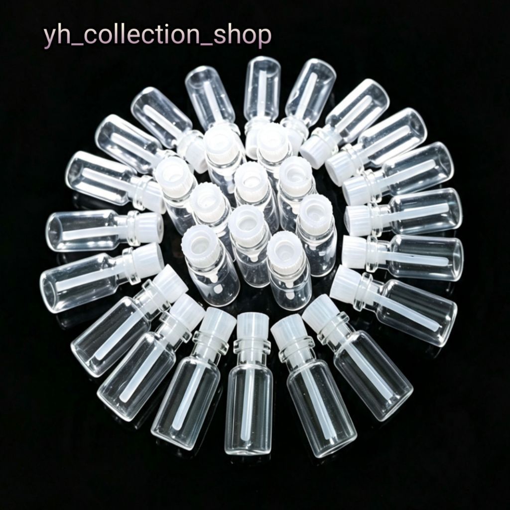 yhBotol tester 3ML Vial botol kaca penicilin  tester parfum.