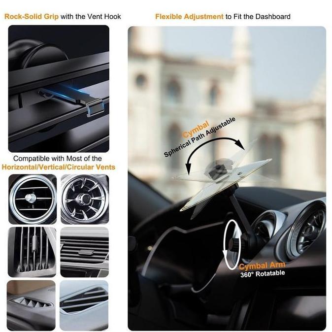 Car cymbal Simbal Make Hand-shooting Mobil Drum  Your Driving More Fun Mini Drum Collision Cymbal