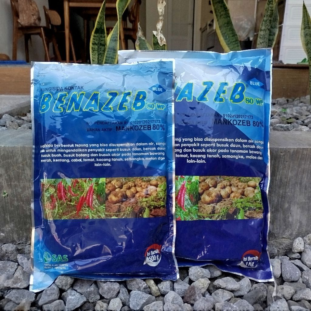 Fungisida Benazeb 80 WP Blue - Mankozeb Biru