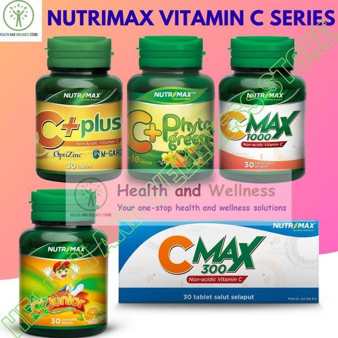 Segar- Nutrimax Vitamin C C Max 1000 Mg C Plus 500 Mg Junior Phytogreen Zinc