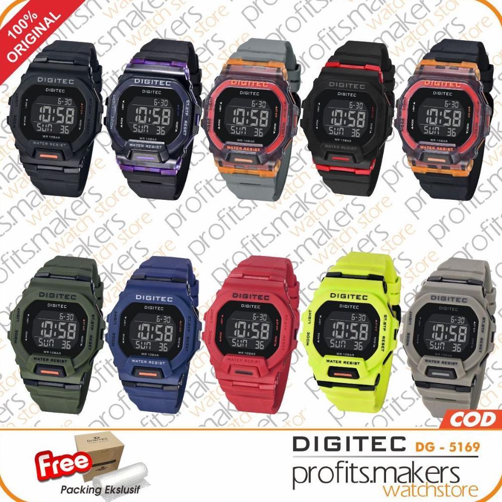 DIGITEC DG 5169 / DG-5169 / DG5169 Digital Watch Jam Tangan ORIGINAL