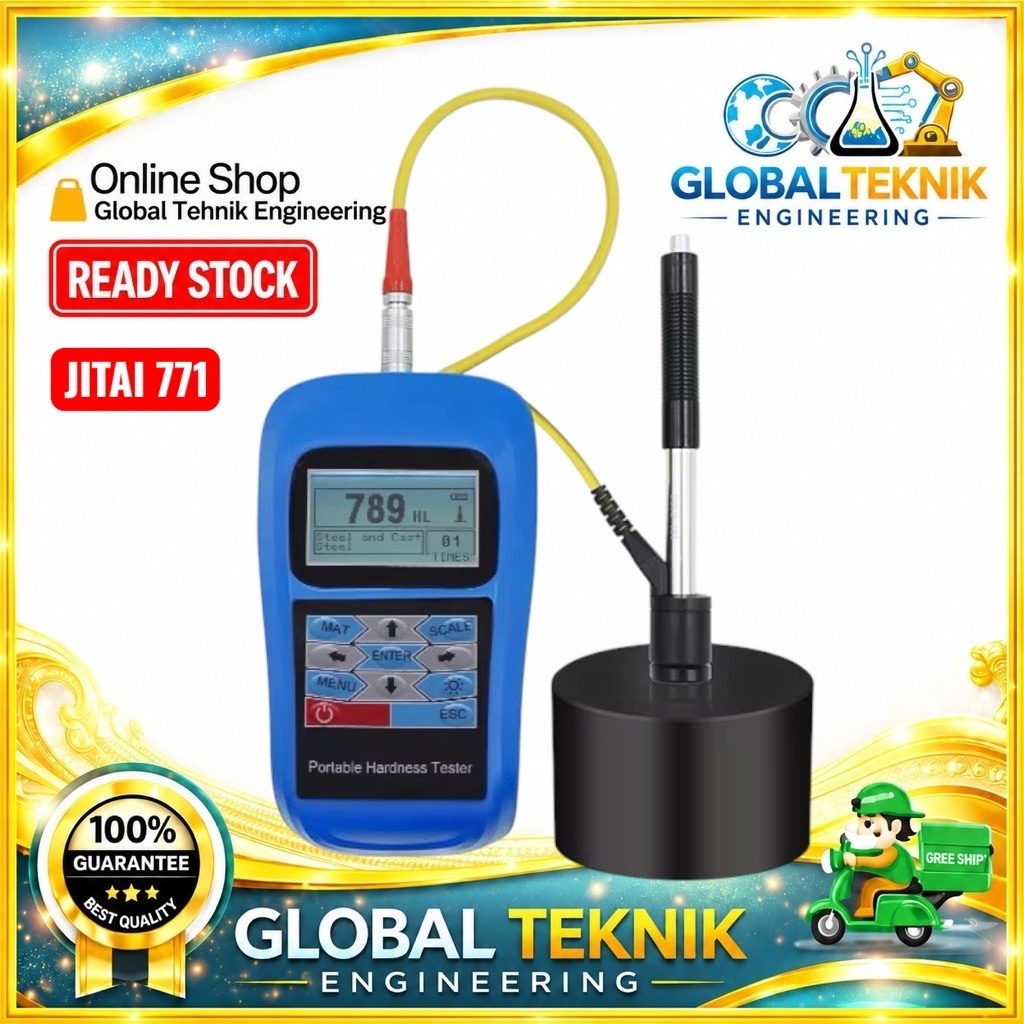 Original Hardness Tester Durometer JITAI 771 Portable Leeb Hardness Tester Durometer