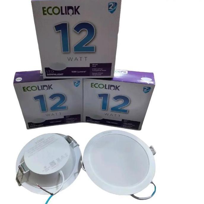 ECOLINK LAMPU DOWNLIGHT LED PANEL 12W 15W LAMPU LED PANEL ECOLINK 12W 15W 3 WARNA PUTIH NATURAL WARM
