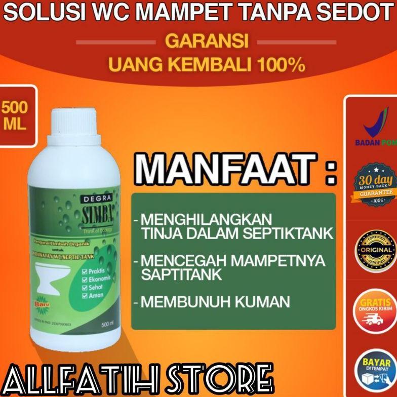 Obat WC Mampet Degra Simba 500ml Pembersih Septic Tank & Toilet Penuh Ampuh Original