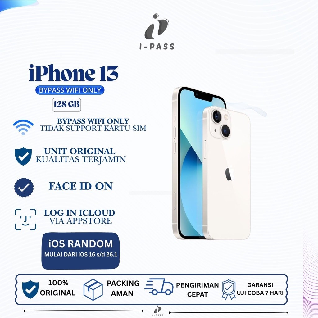 iphone 13 wifi only face id on
