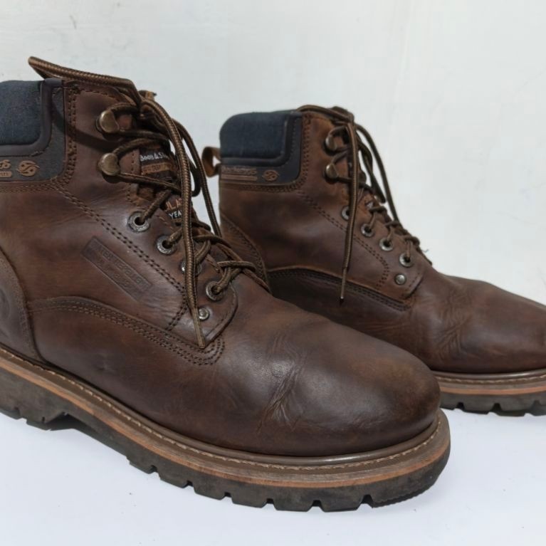 Sepatu Boots Coklat Leater Dockers, Size 43
