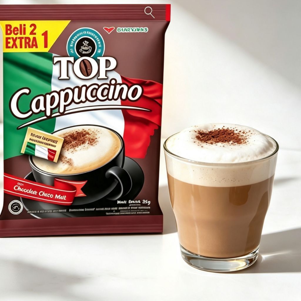 Top Coffee Cappuccino Top capucino Kopi sachet Top kopi Top coffee Kopi top Kopi saset