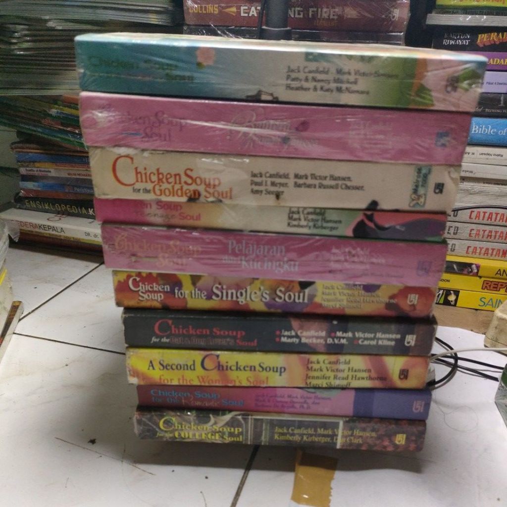 PAKET BUKU CHICKEN SOUP FOR THE SOUL 10 BUKU BEKAS