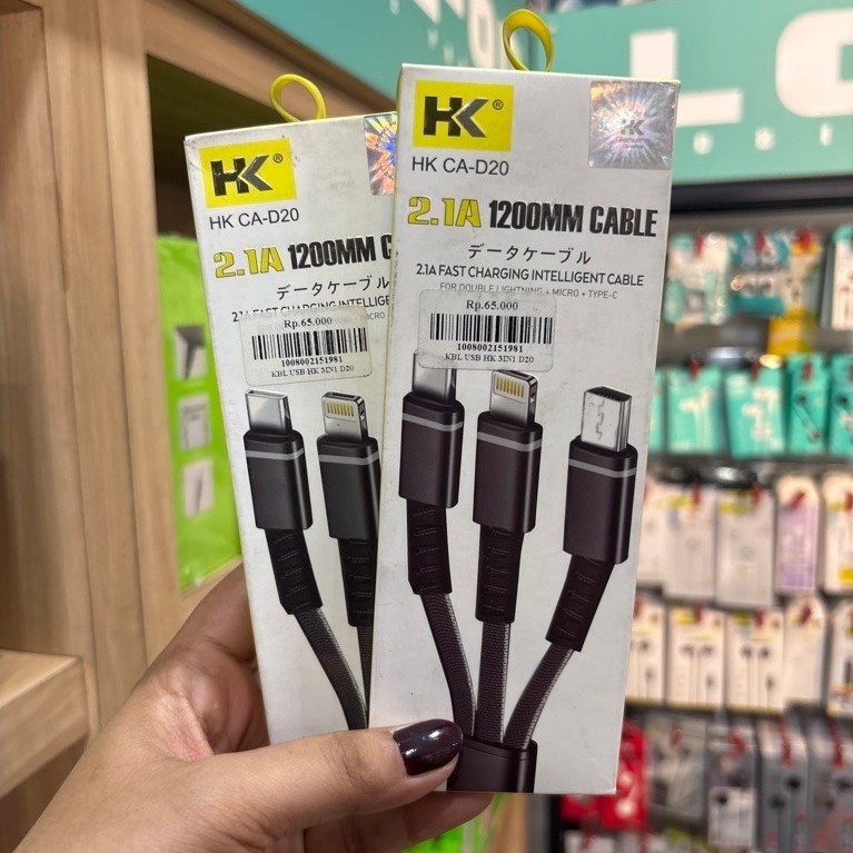 KABEL USB HK 3in1 D20
