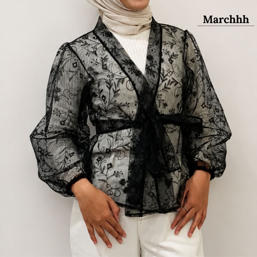 Outer Kebaya Outer Brukat Atasan Rok Lilit Outer Kebaya Marchh