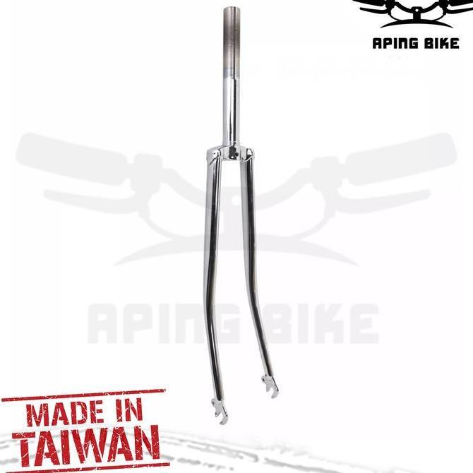 Fork Balap 27 Taiwan Chrome Garpu Sepeda Balap 27