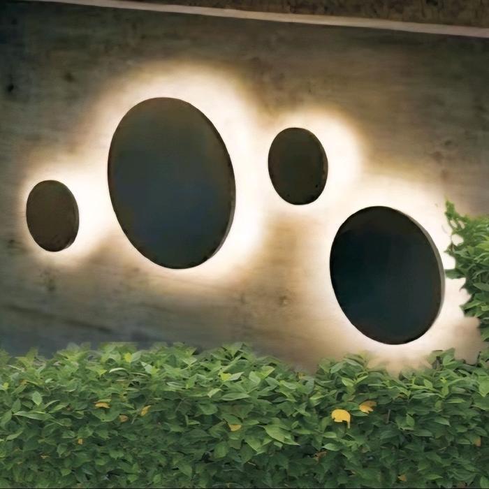 Lampu Dinding Waterproof Outdoor Indoor LED Wall Lamp Vacolux VL-4013R 9W 12W Changeable CCT - 9W