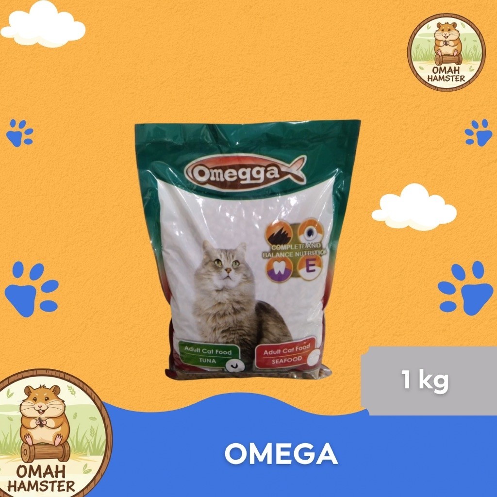 Makanan kucing omega 1kg