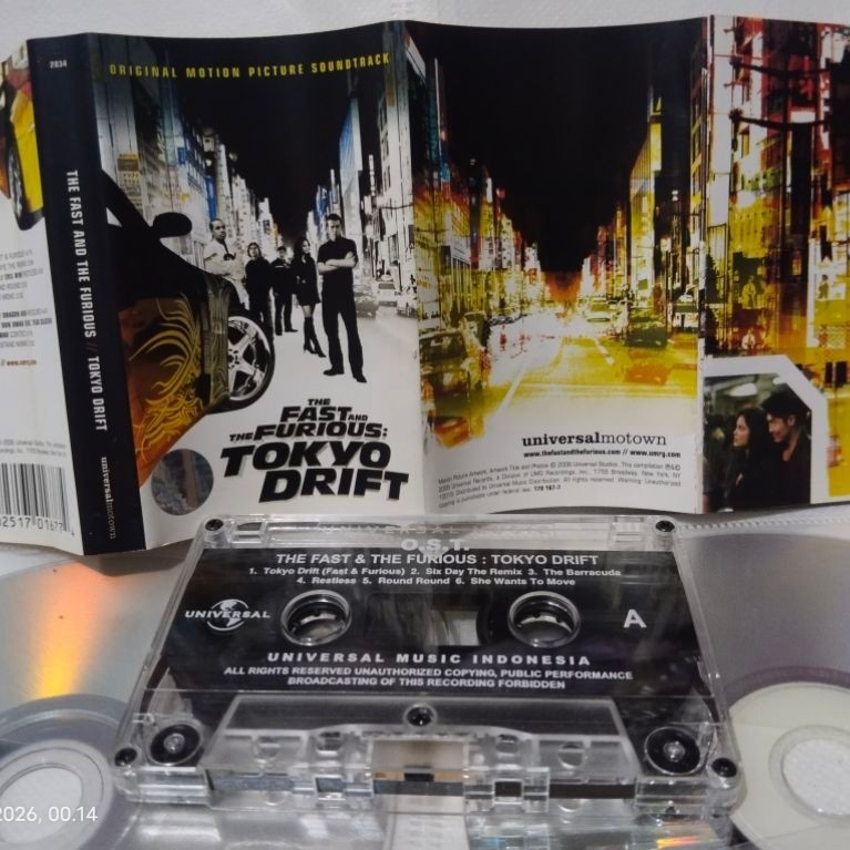 kaset pita omp _ ost The fast and the furious TOKYO DRIFT