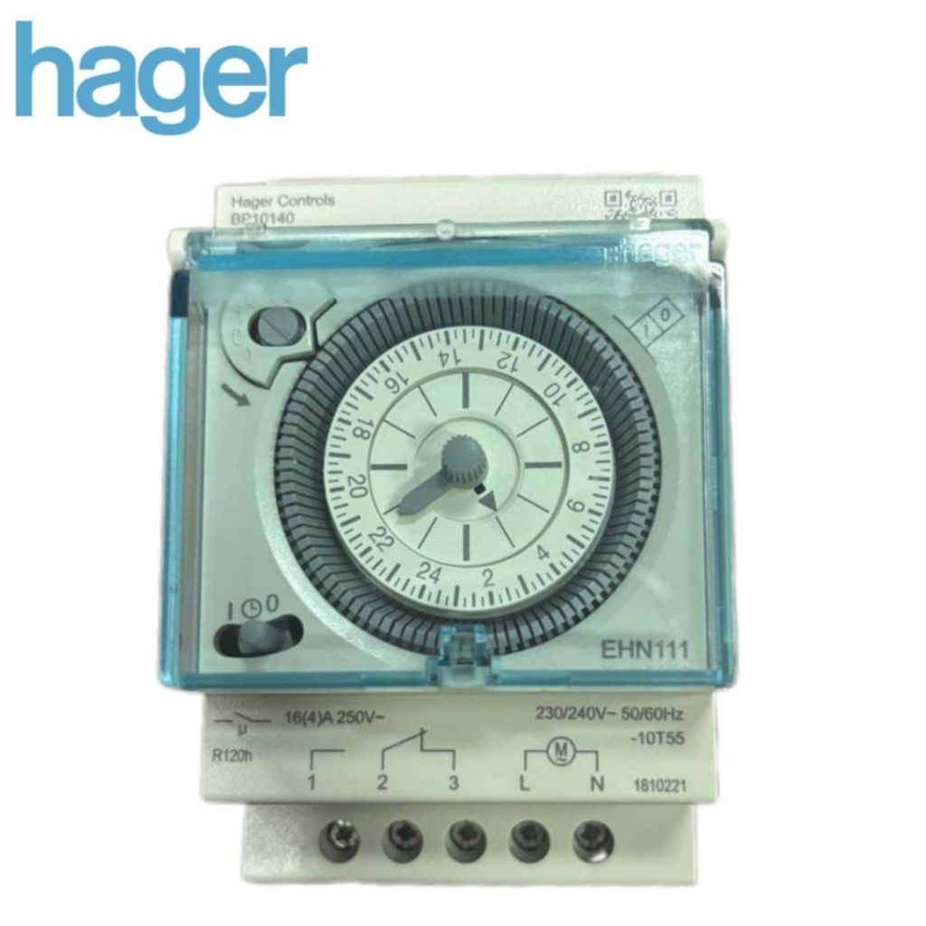TIMER HAGER EHN111 230V-240VAC / TIMER ANALOG HAGER