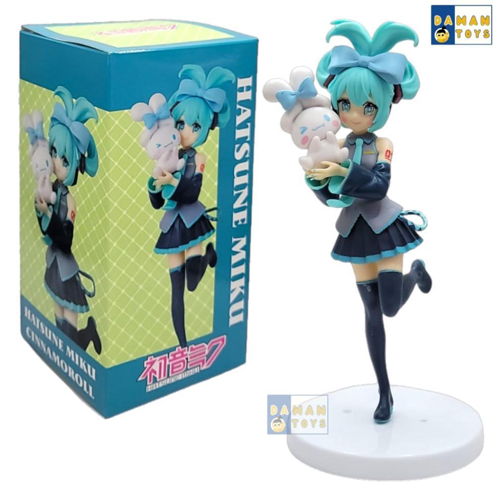 Figure Hatsune Miku x Cinnamonroll Vocaloid Anime Pajangan Koleksi