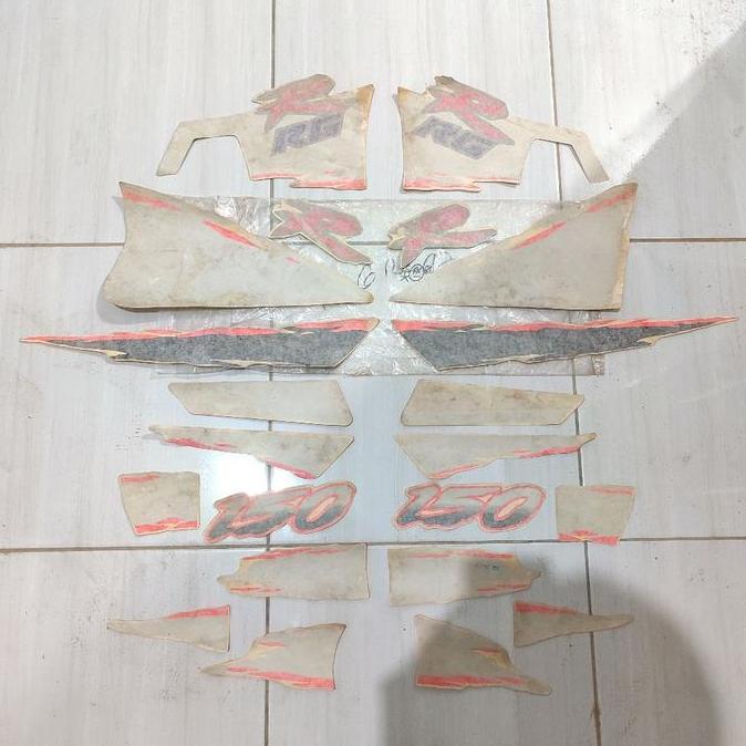 NEW sticker stiker striping suzuki RGR RGR150 RGR 150 jumbo hitam original