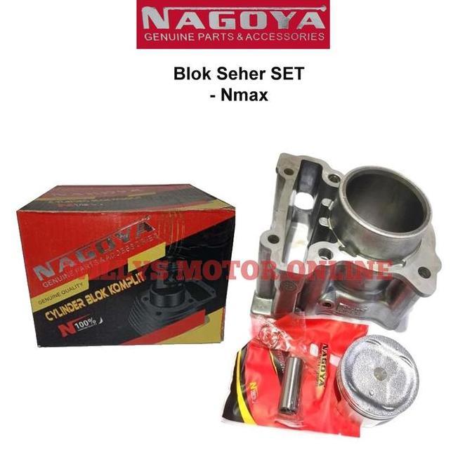 TERBARU - Blok seher Nmax Set Piston NAGOYA / Boring Nmax Set seher