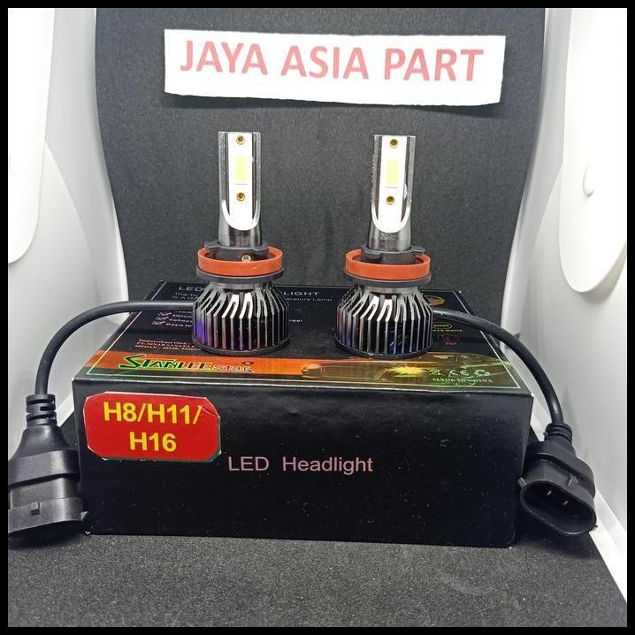 HOT DEAL BOHLAM LAMPU H11/H16/H8 LED HEADLIGHT STANLEE STAR 