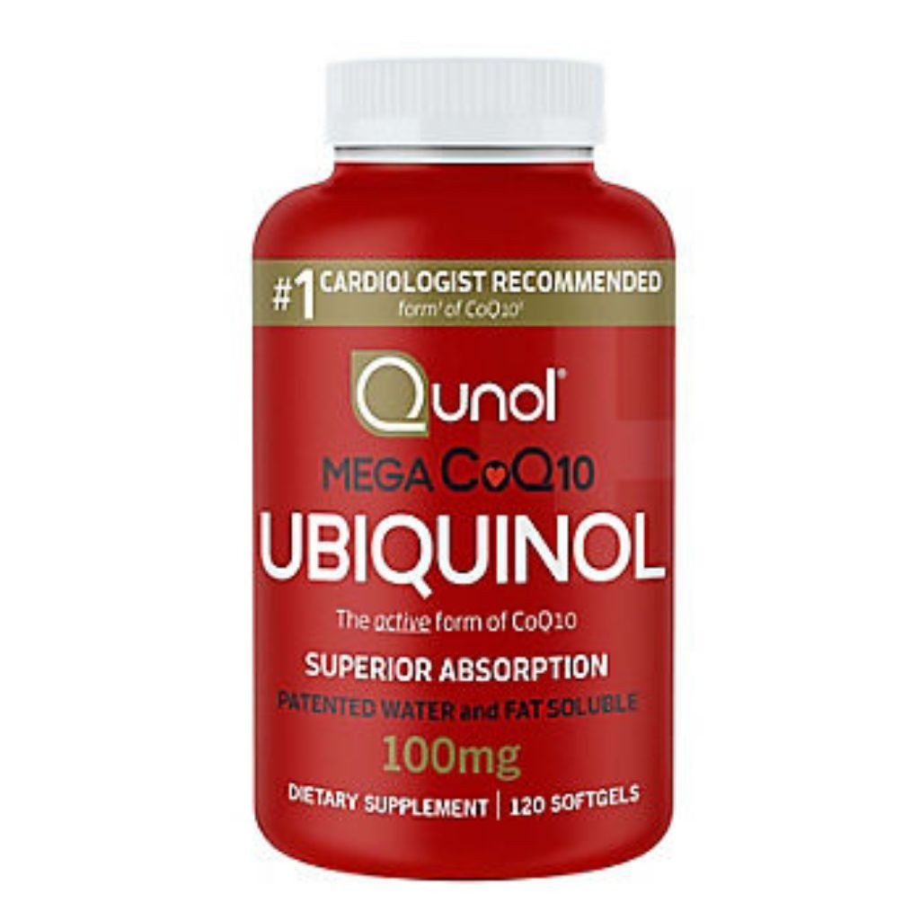 Qunol Mega COQ10 Ubiquinol 100 mg 100 sgels (Kaneka Ubiquinol)