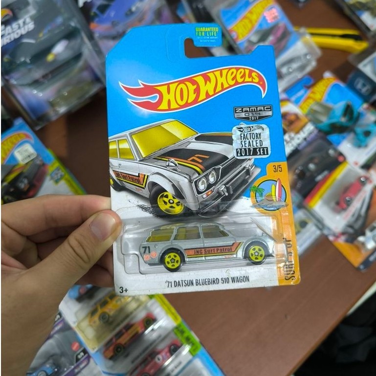 Hot Wheels Datsun Bluebird Wagon Zamac 2017 FS