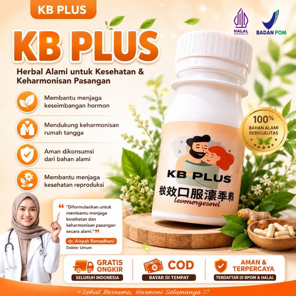 KB PLUS Super Original | Herbal Pilihan untuk Mendukung Program KB & Kesehatan Reproduksi 100% Alami