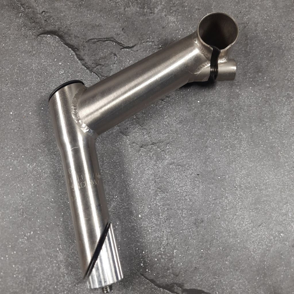 Leadtec Classic Vintage Quill Chromoly Stem 120mm Length 25.4mm Insert - Quill Stem Leadtec Klasik V