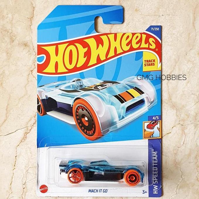 C22 MACH IT GO HW SPEED TEAM HOTWHEELS HOT WHEELS DIECAST MOBIL