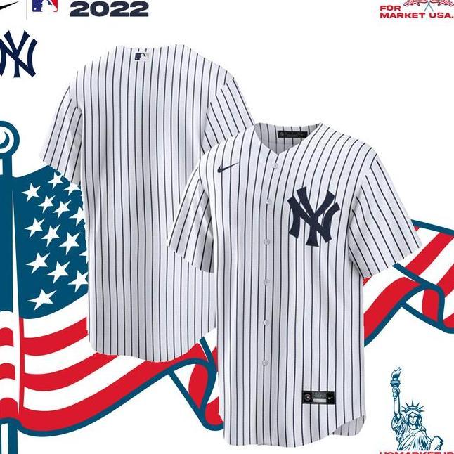 Kaos Jersey Baseball Mlb New York Yankees Home Jersey
