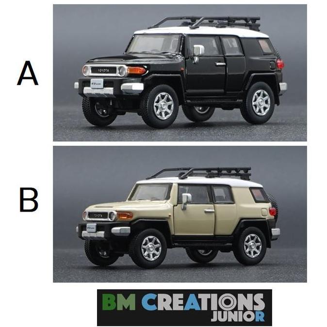 BM CREATIONS JUNIOR TOYOTA FJ CRUISER 2015 IVORY BLACK BMCREATIONS