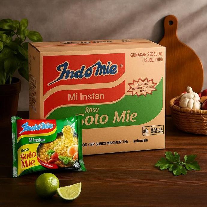 INDOMIE 1 DUS ISI 40 PCS MI INSTAN TERENAK FAVORIT SEMUA ORANG VARIAN RASA LENGKAP: GORENG, RENDANG,